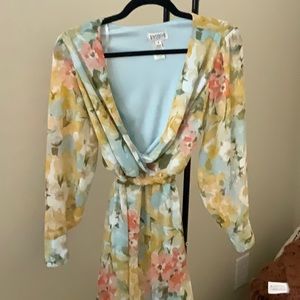 Low Cut Front Spring Dress